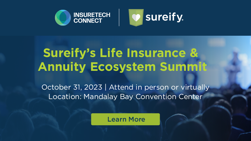 SUREIFY ANNOUNCES RETURN OF LIFE INSURANCE & ANNUITY ECOSYSTEM SUMMIT TO ITC