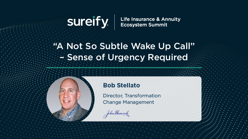 “A Not So Subtle Wake Up Call” – Sense of Urgency Required